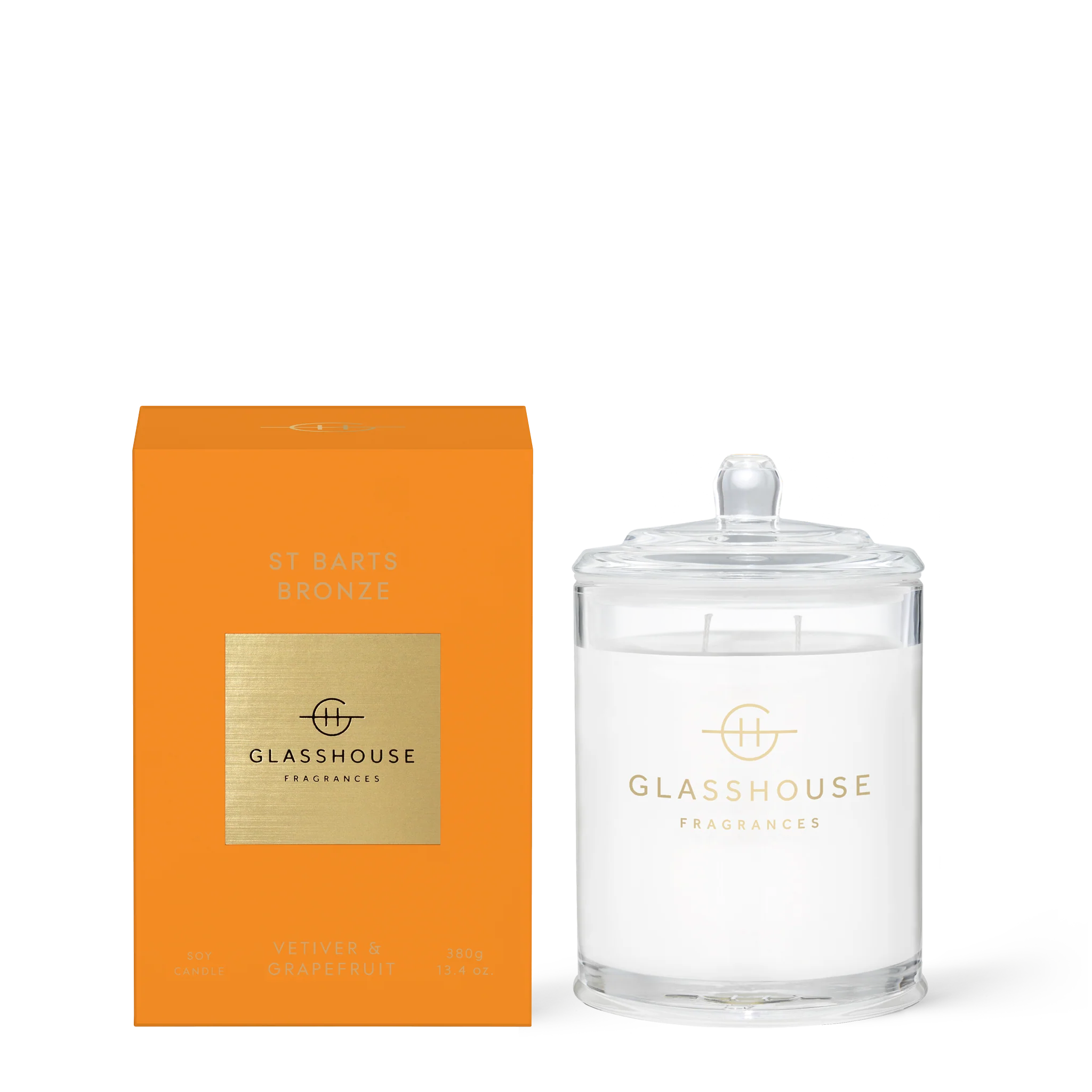 Glasshouse Fragrances Candle - St Barts Bronze