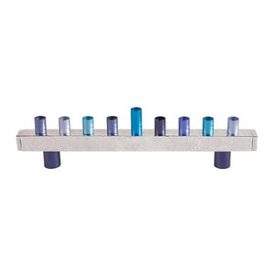 Emanuel Blue Strip Menorah